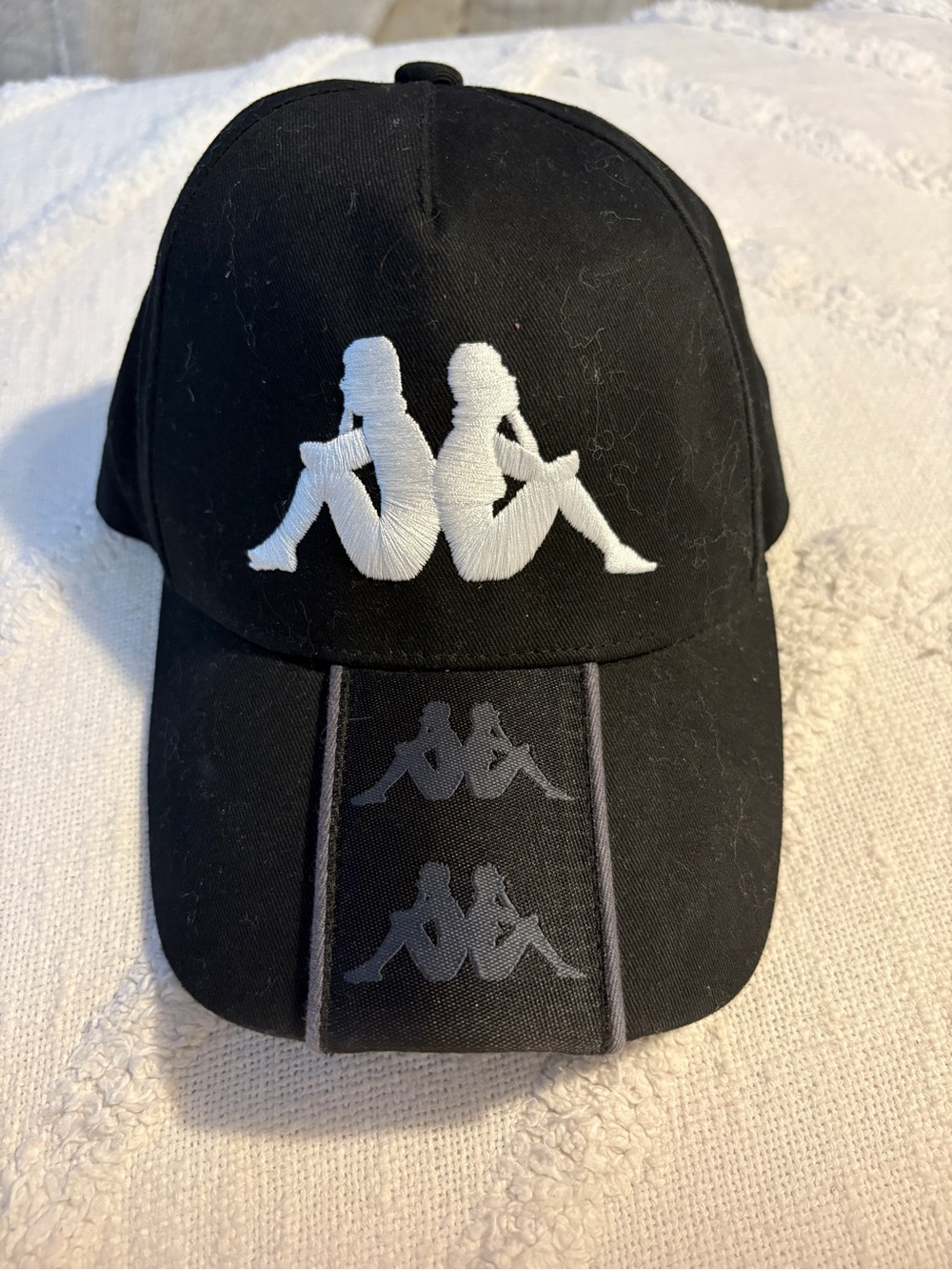 Black Cap with White Logo